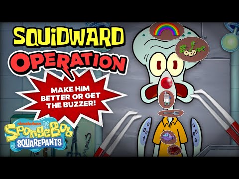 「スクイッドワード作戦｜スクイッドワードの体から何かを取り出すたび｜スポンジ・ボブ ("Operation" Squidward | Every Time Something Was Removed From Squidward's Body | SpongeBob)