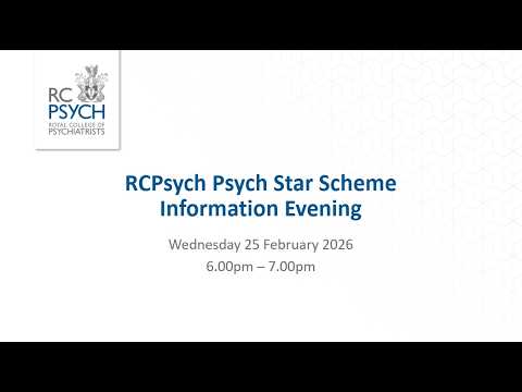Psych Star Information Evening Webinar 2026
