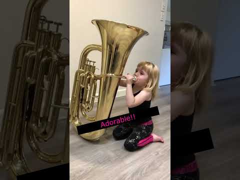 Cutest Tuba player EVER!!