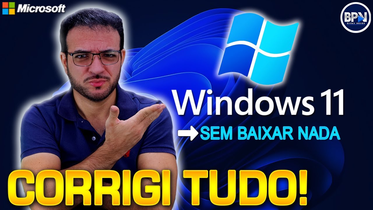 Como CONSERTAR o Windows 11, FÁCIL FÁCIL com Apenas ALGUNS CLIQUES!