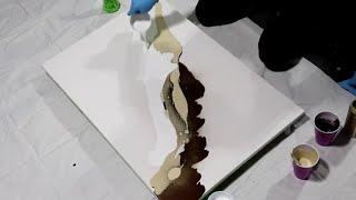 (810) Mind-Blowing Results DIY Wall Art with Acrylic Pouring and Spray Paint, Mixed Media Art!