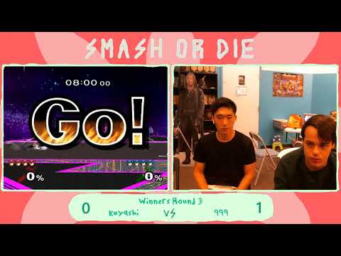 SMASH OR DIE 4 - 999 (Marth) vs. kuyashi (Marth) Smash Melee Winners Round 3