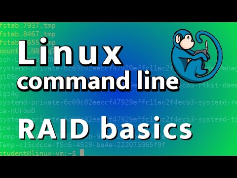 Redundant Array of Independent Disks (RAID) - creating, formatting, and disaster recovery