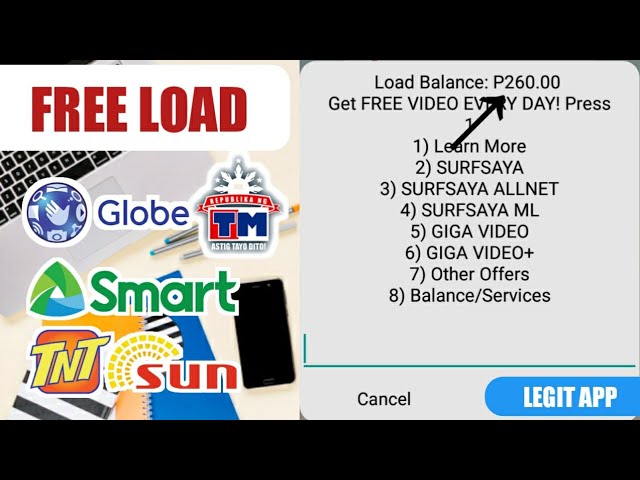 free load for tm without balance