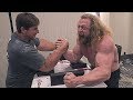 Arm Wrestling with Jujimufu Jeff Dabe and Monster Todd