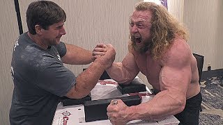 Arm Wrestling with Jujimufu Jeff Dabe  and Monster Todd