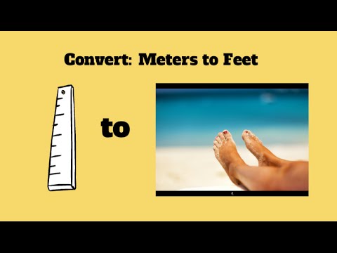 Onrechtvaardig Bulk Geval Meters to Feet (m to ft) — Conversion & Practice - Expii