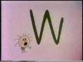 Sesame Street Little Girl Capital W