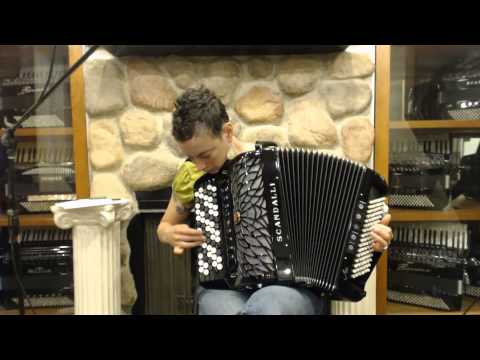 SCANAIRII - Scandalli Air II Chromatic B System 5 Row Mics Midi LMMM 96 $9995