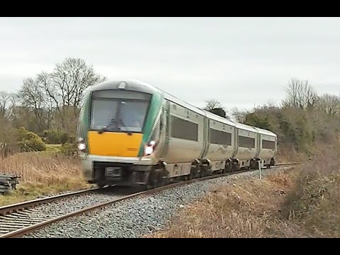 Irish Rail 22000 class DMU's on the Waterford Line - Co. Kilkenny