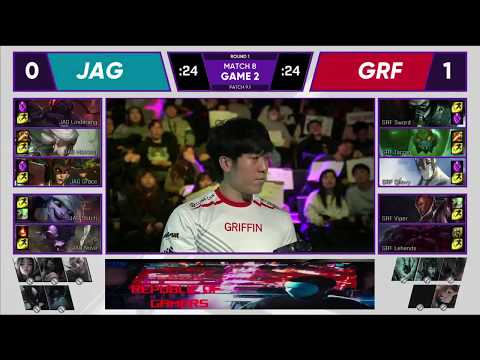 GRF vs JAG Highlights - Game 2 - Day 4 -LCK Spring 2019