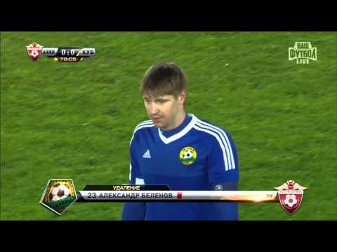 Yannick Boli's penalty goal. Anzhi vs FC Kuban | RPL 2015/16