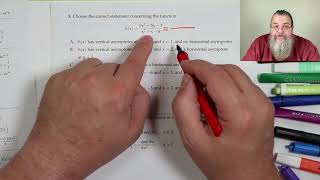 Calc 1, Exam 1 walkthrough (Spring 2025)