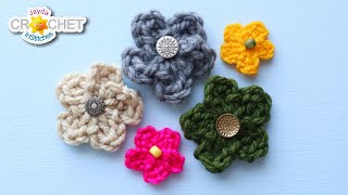 2 Minute Flower! Crochet Quick Fix - Jayda InStitches