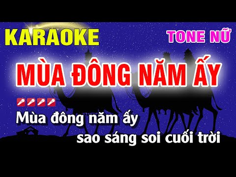 Karaoke Mùa Đông Năm Ấy Tone Nữ Nhạc Sống Dễ Hát | Nguyễn Linh