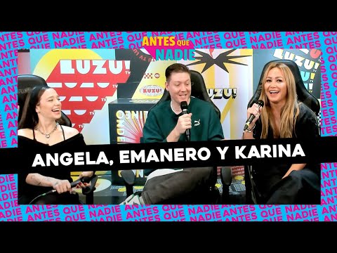 EXCLUSIVO: KARINA, ANGELA TORRES Y EMANERO PRESENTAN "SINVERGÜENZA" EN #ANTESQUENADIE