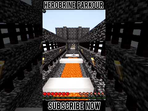 EPIC Herobrine Parkour in Minecraft #shorts