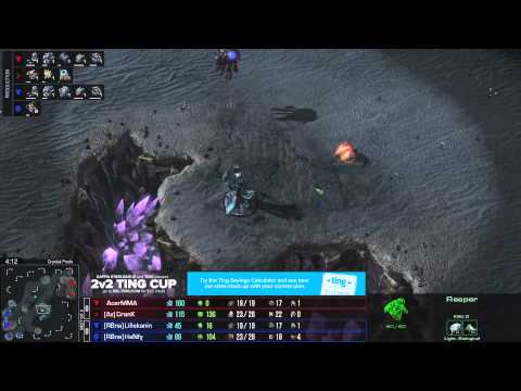 (PART 1) MMA / CranK vs Lillekanin / HaNfy G1 - 2v2 Ting Cup Finals 3rd Place Match