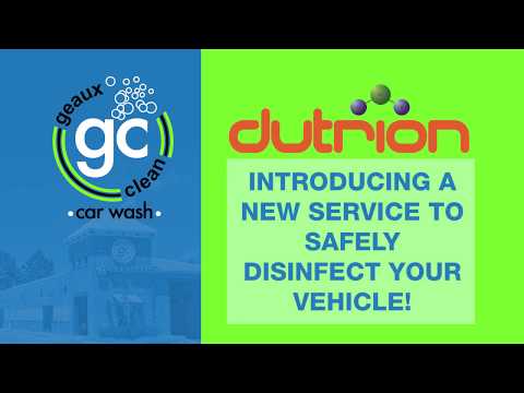 Dutrion Disinfection Services from Geaux Clean Car Wash