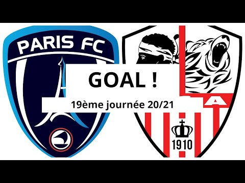 Paris FC - AC Ajaccio [0-(1)] GOAL 32' (Bevic Moussiti Oko) 19ème journée 2020/21