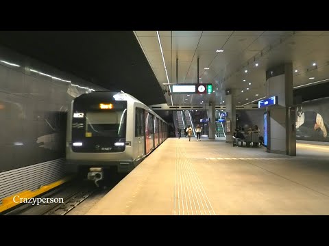 GVB Metro 52 Amsterdam Rokin | Alstom M5 - Noord Zuidlijn 2022