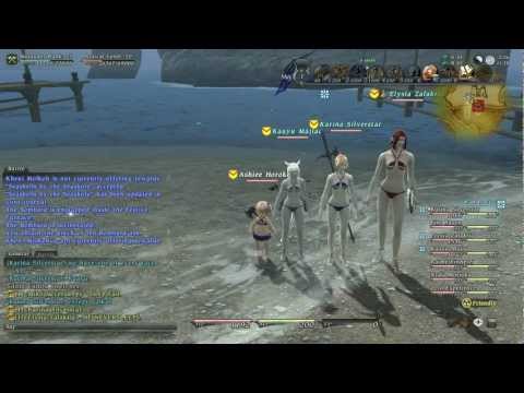 Let's Play Final Fantasy XIV [141] Playing on the Beach