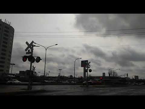 Awesome 1st at gate Metra inbound SW service..Cicero ave.leaving OakLawn