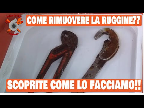 Come rimuovere la ruggine ? Scoprite come lo facciamo!!!