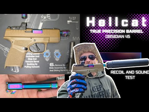 Springfield Hellcat Review | True Precision Barrel \u0026 Obsidian 45 Suppressor Test