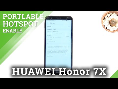 How to Enable Portable Hotspot in Honor 7X - Set Up Hotspot