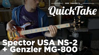 Video thumbnail for Spector USA NS-2 + Genzler MG-800 | QuickTake | Barnett Music Exchange by Barnett Music Exchange
