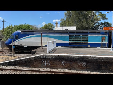 NSW Trains XP2009 & XP2001 with NT35 at Maitland - 8/12/22
