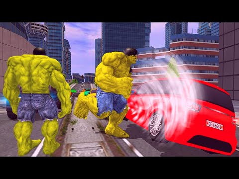 Monster Rope Hero Battle City Vs Robot Fighting City Rescue Mission Android Gameplay By Games Zone