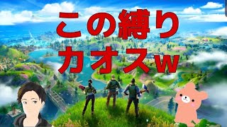【フォートナイト】ある縛りをしたらカオスになった‪w 【縛り】