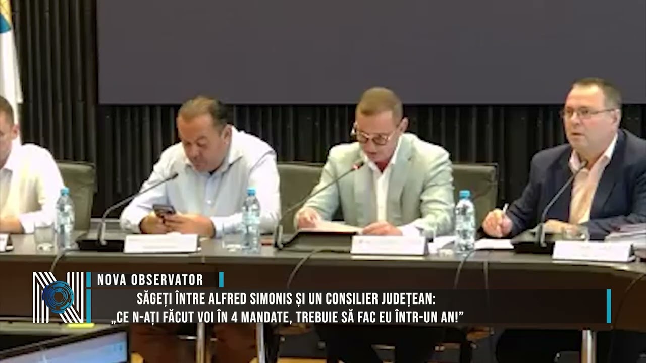 Săgeți între Alfred Simonis și un consilier județean: „Ce n-ați făcut voi în 4 mandate, trebuie să fac eu într-un an!”