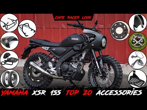 Yamaha XSR 155 all accessories 🔥 | xsr 155 full modification visor,mirror,crash guard,wrap,ppf