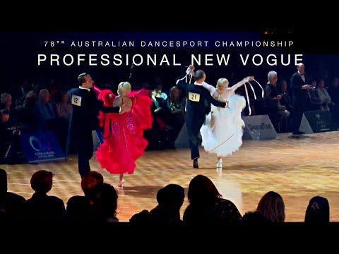 PROFESSIONAL NEW VOGUE | 78th Australian DanceSport Championship 2024 #dancesport #78adsc