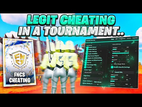 CHEATING In The FNCS Skin Cup With THE BEST Fortnite CHEAT! 🏆
