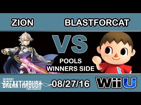 2GG: Breakthrough - LooK | Zion (Corrin) Vs. A2 | BlastForCat (Villager) Pools - Smash Wii U