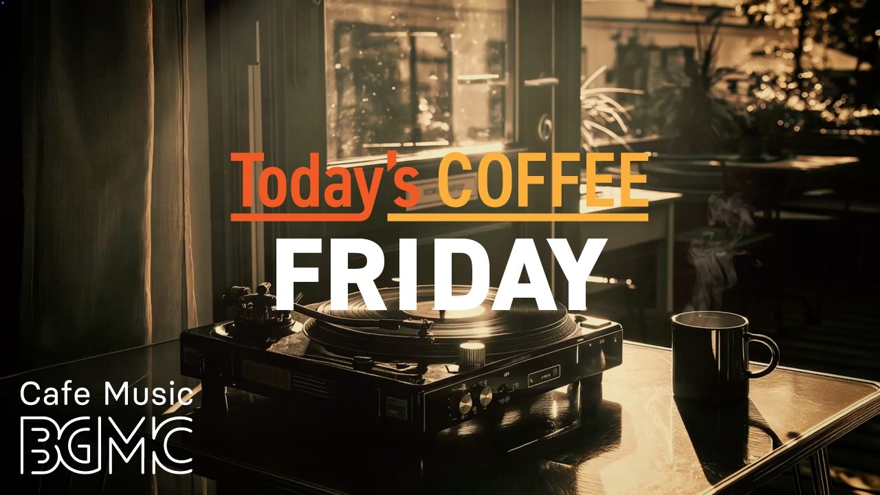 Today's COFFEE FRIDAY: August Cafe Jazz - Relaxing Bossa Nova for a Calm Friday