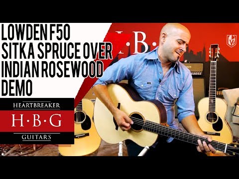 Lowden F50 Sitka Spruce over Indian Rosewood Demo