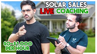 LIVE INFIELD SOLAR SALES COACHING - SELLING SOLAR in Tampa, FL 2023