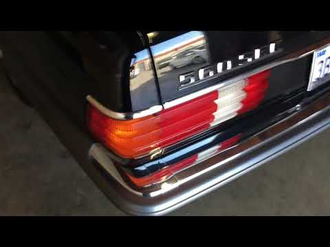 AC Mercedes Benz 560 SEC 1991, R12 refrigerant