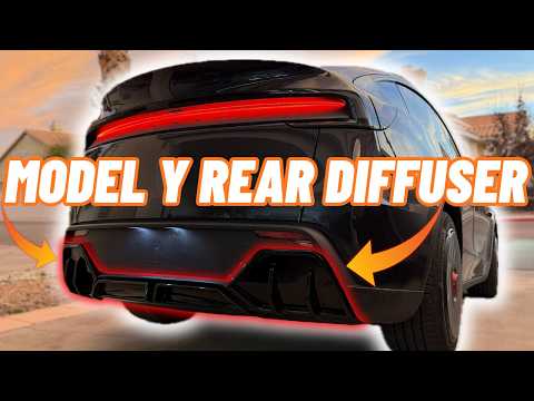 Tesla Model Y Juniper Rear Diffuser Install/Review