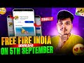Free Fire India Launch On 5th September 2024 Good News