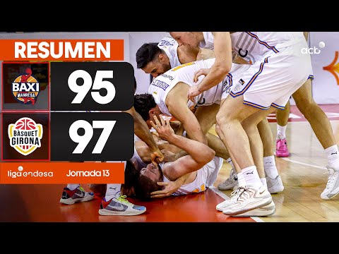 BAXI Manresa - Bàsquet Girona  (95-97) RESUMEN | Liga Endesa 2025-26