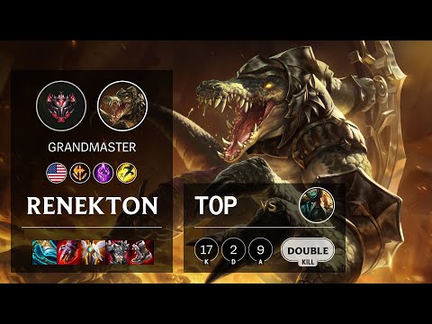 Renekton Top vs Gangplank - NA Grandmaster Patch 11.7