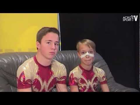 Sachsenpokal Riesa 2012 Age Group Balance Men's Pair Germany - Michail Kraft, Franz Krämer