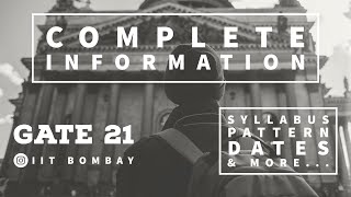 GATE 2021 Complete Details || Change in Syllabus || Pattern || Eligibilty || Exam Date || CSIT