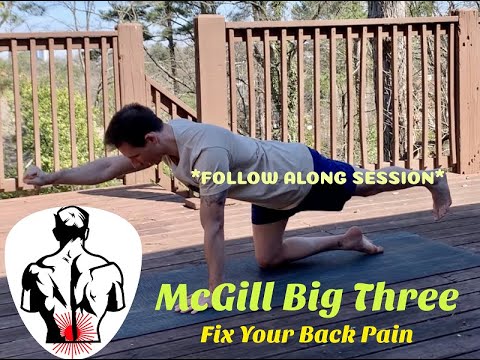 McGill Big 3 Follow Along Session (Fix Your Back Pain!)